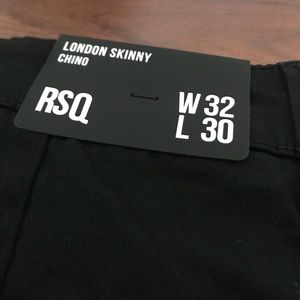 Brand New RSQ Black Chinos